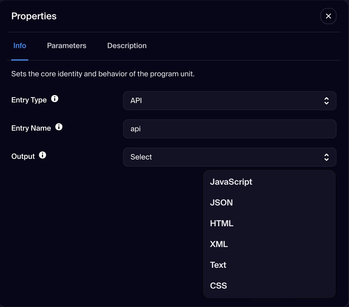 xuda app-builder - Logic unit: Api icon